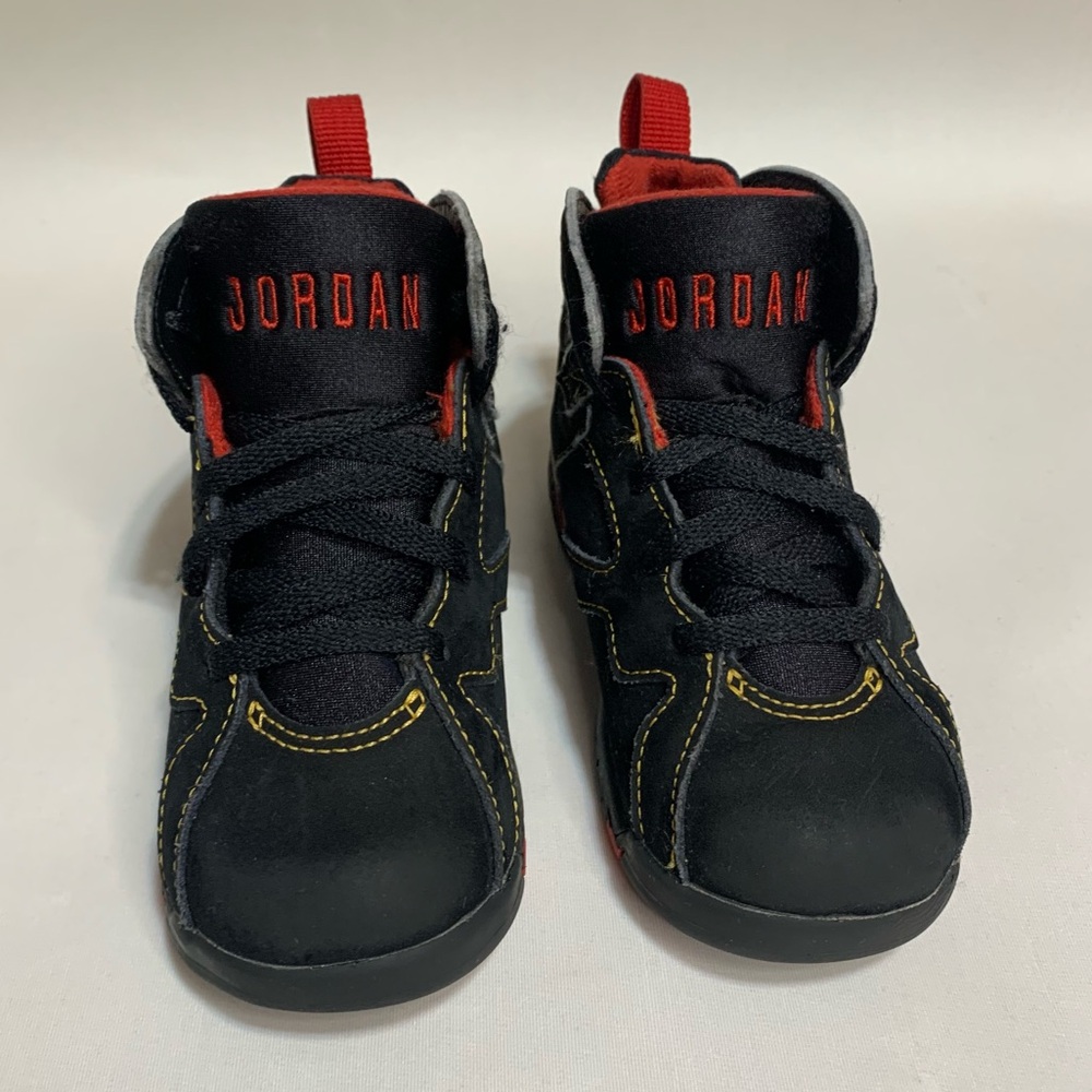 🛍️ AIR JORDAN 7 Retro Citrus Toddler Sneakers - Size 10C - Picture 13 of 16